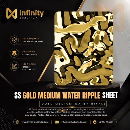 Gold medium Water Ripple