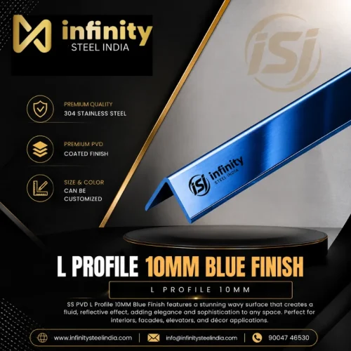 L Profile 10mm Blue Finish