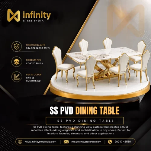 SS PVD Dining Table