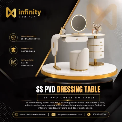 SS PVD Dressing Table