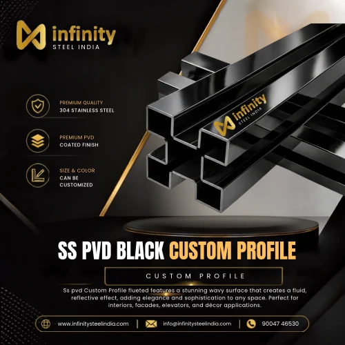 SS PVD bLack Custom Profile