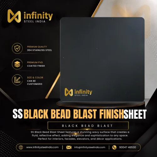 SS black hairline finish sheet