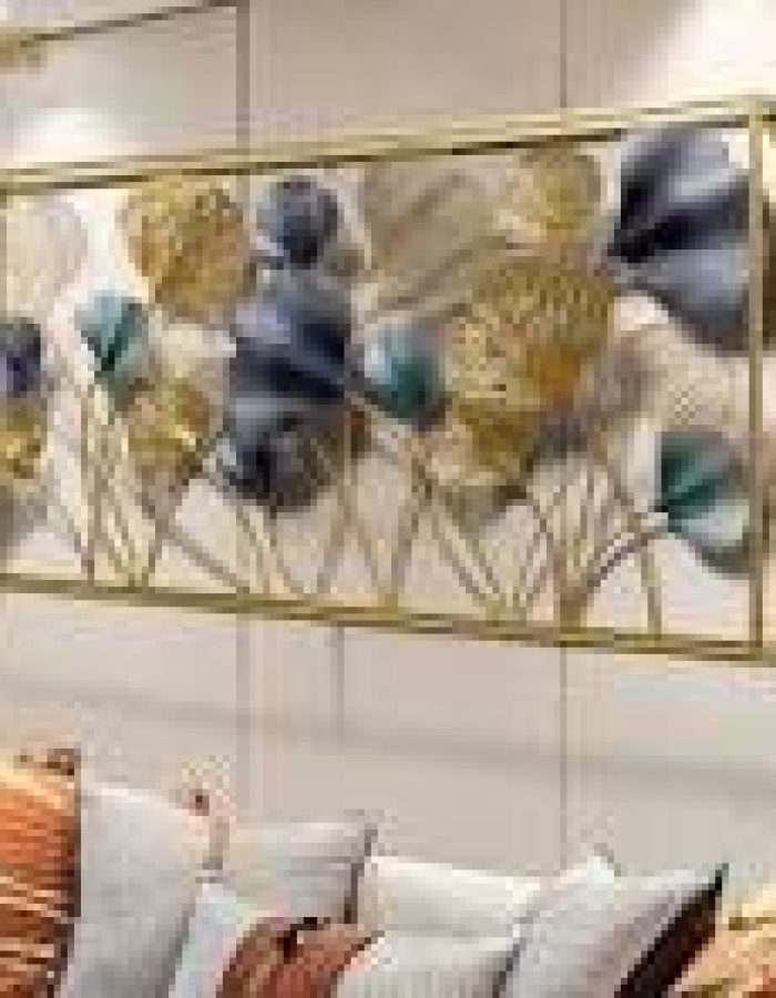 Stainless Steel Gold Coated Wall Art0