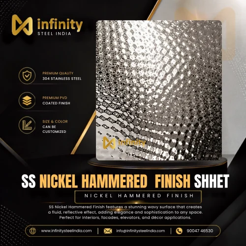 ss Nickel Hammered Finish shhet