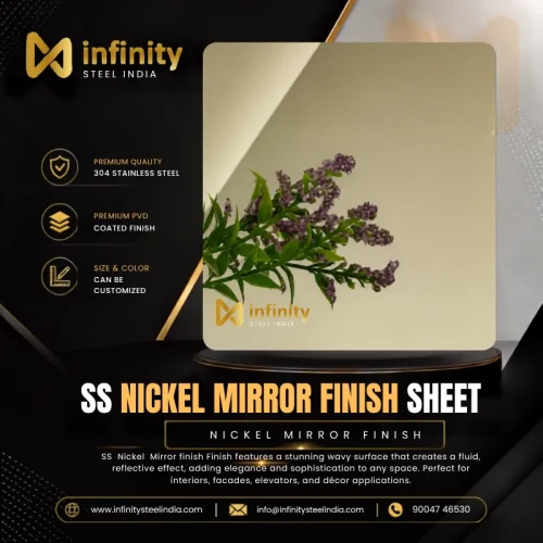 ss Nickel Mirror finish Sheet