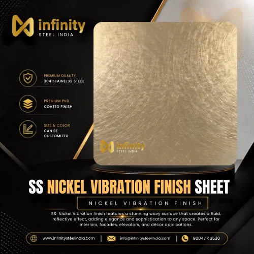 ss Nickel Vibration finish Sheet
