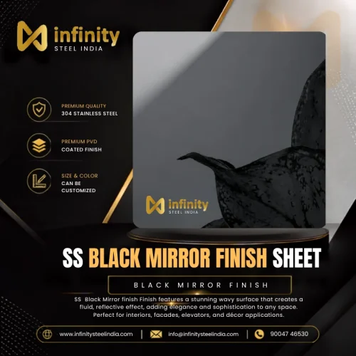 ss black Mirror finish Sheet