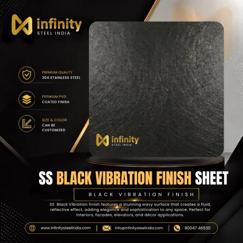 ss black Vibration finish Sheet